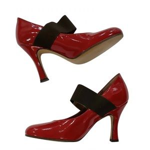 Marni Cherry Red Patent Leather Pumps 37.5